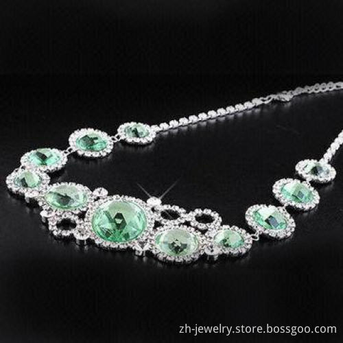 Popular Wedding Ring Holder Necklace Sets Jewelry, Match the Earrings, Necklace and Rings
